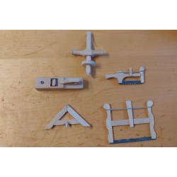 Tontun miniatyyrityökalut